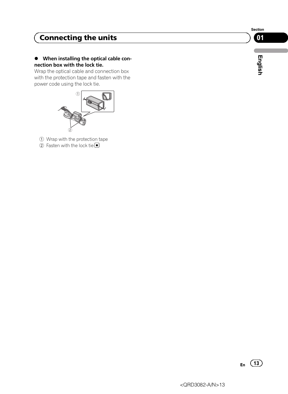 01 connecting the units | Pioneer AVH P4300DVD User Manual | Page 13 / 100