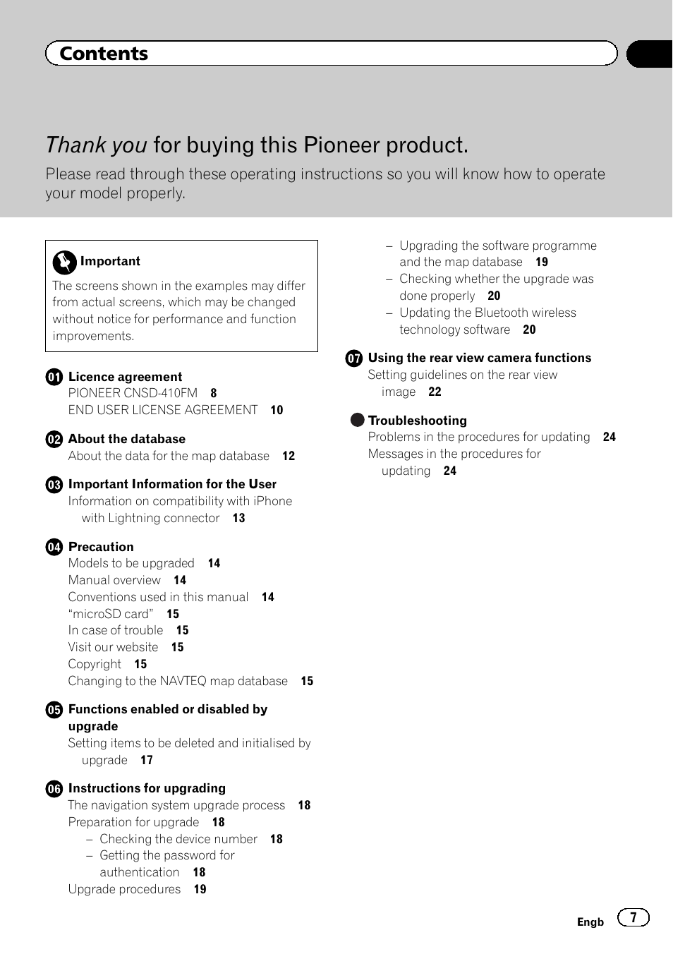 Pioneer AVIC-F930BT User Manual | Page 7 / 28