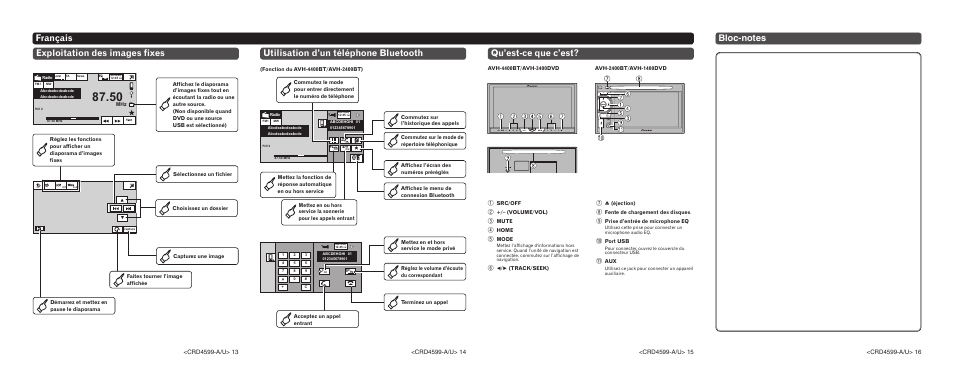 Pioneer AVH-2400BT User Manual | Page 4 / 8