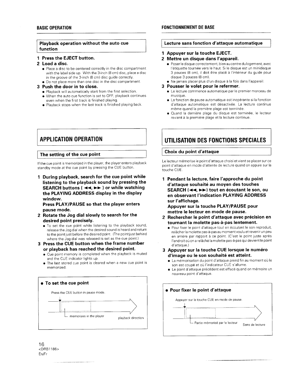 Utilisation des fonctions speciales | Pioneer CDJ-500II User Manual | Page 16 / 91
