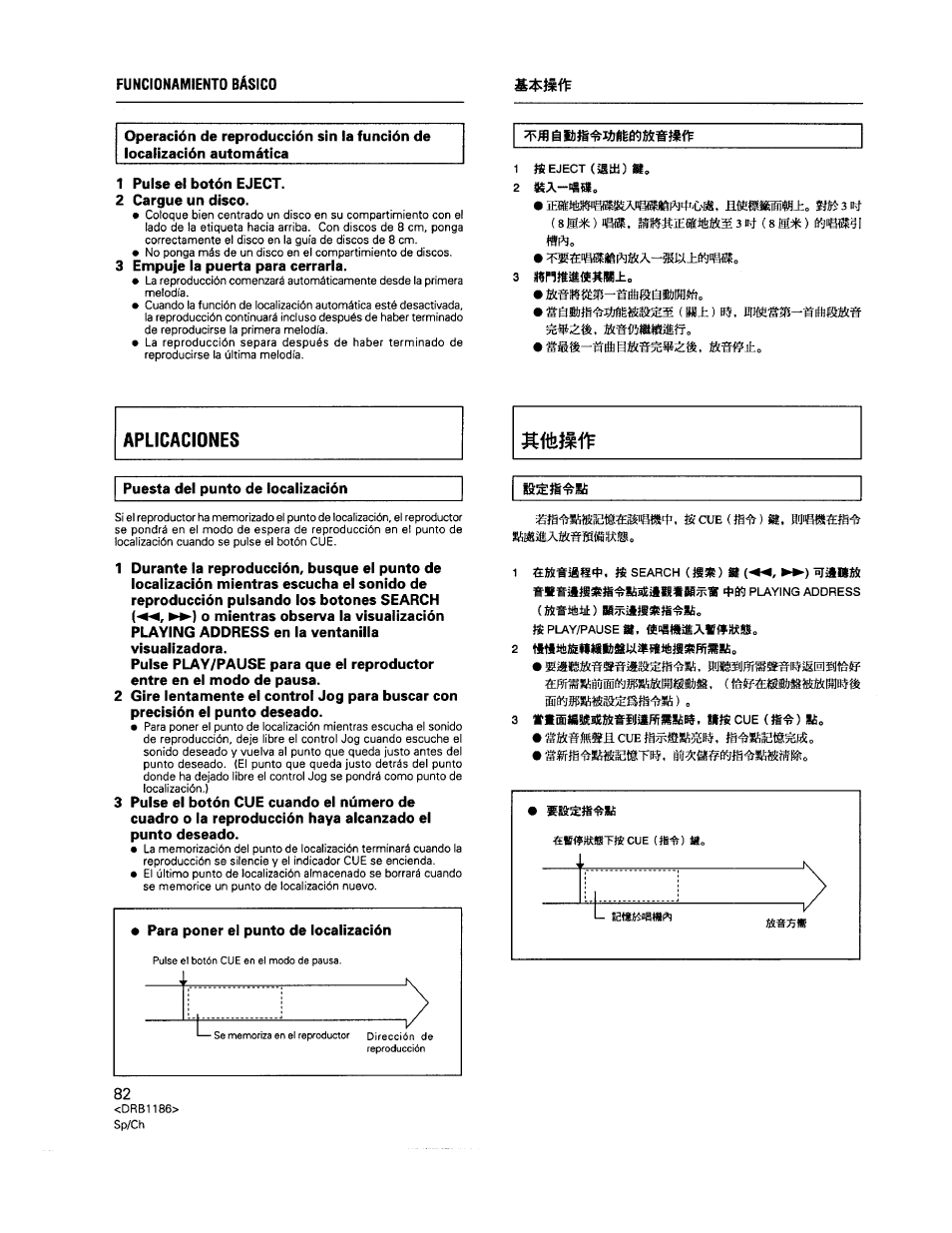 2 isa-bsaio, 3 ü«p1}f5ífíksb±o, Cue o | Aplicaciones | Pioneer CDJ-500II User Manual | Page 82 / 91