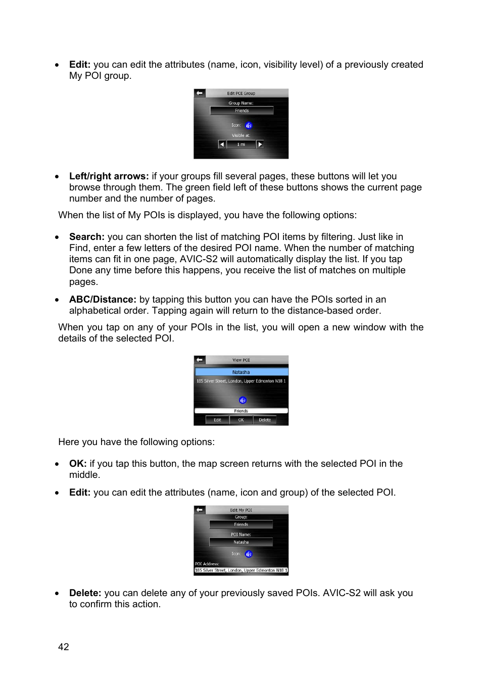 Pioneer AVIC-S2 RU User Manual | Page 42 / 84