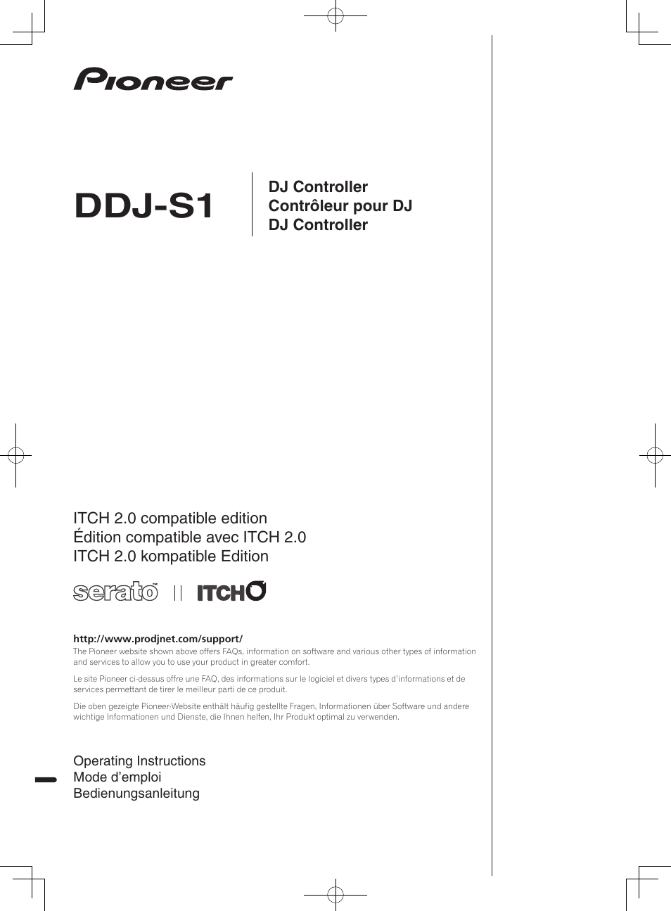 Pioneer DDJ-S1 User Manual | 112 pages