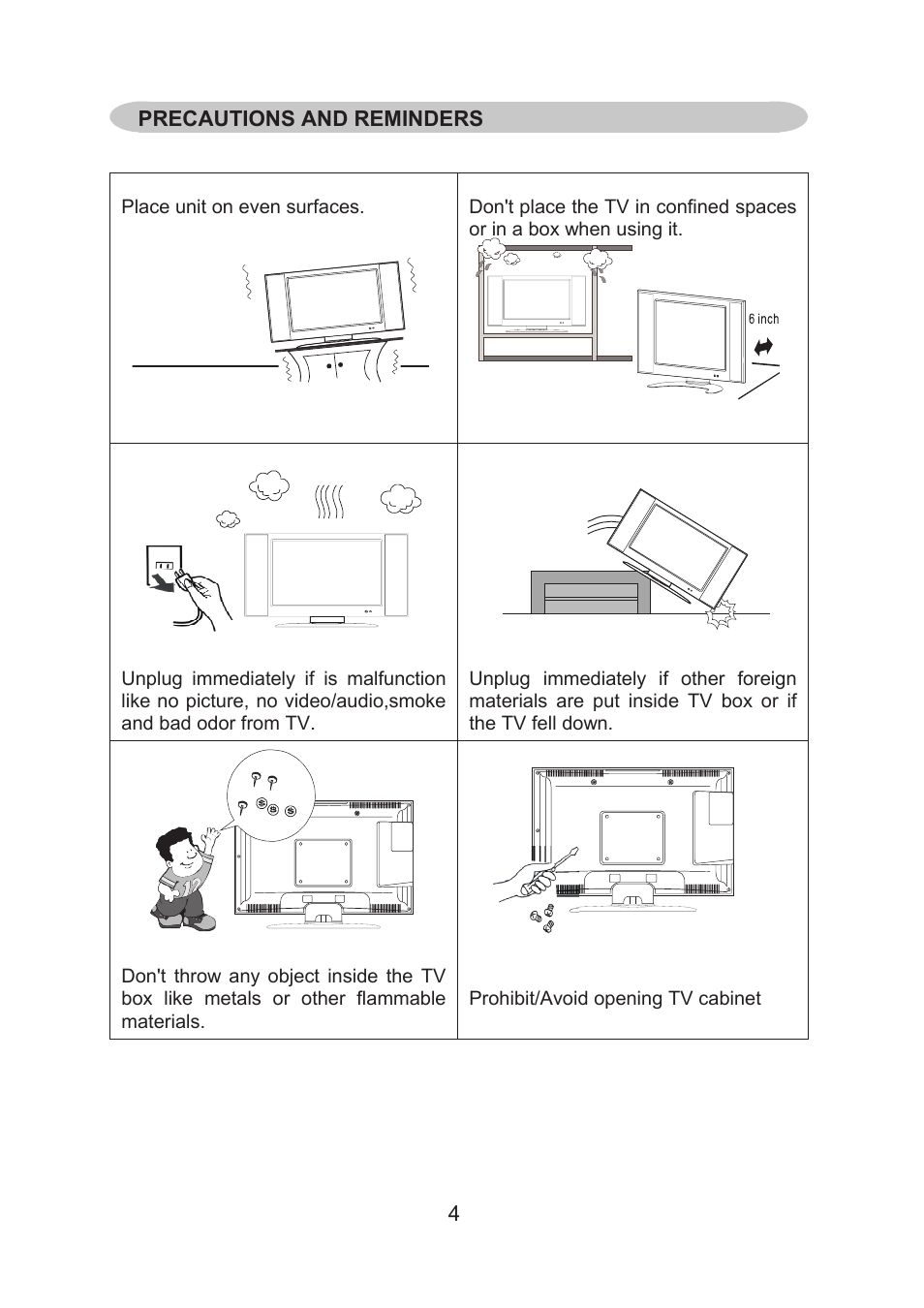 AOC Envision Series L22H998 User Manual | Page 6 / 40