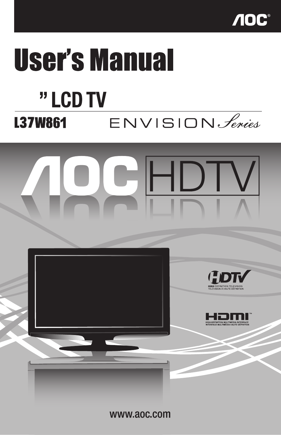 AOC L37W861 User Manual | 43 pages