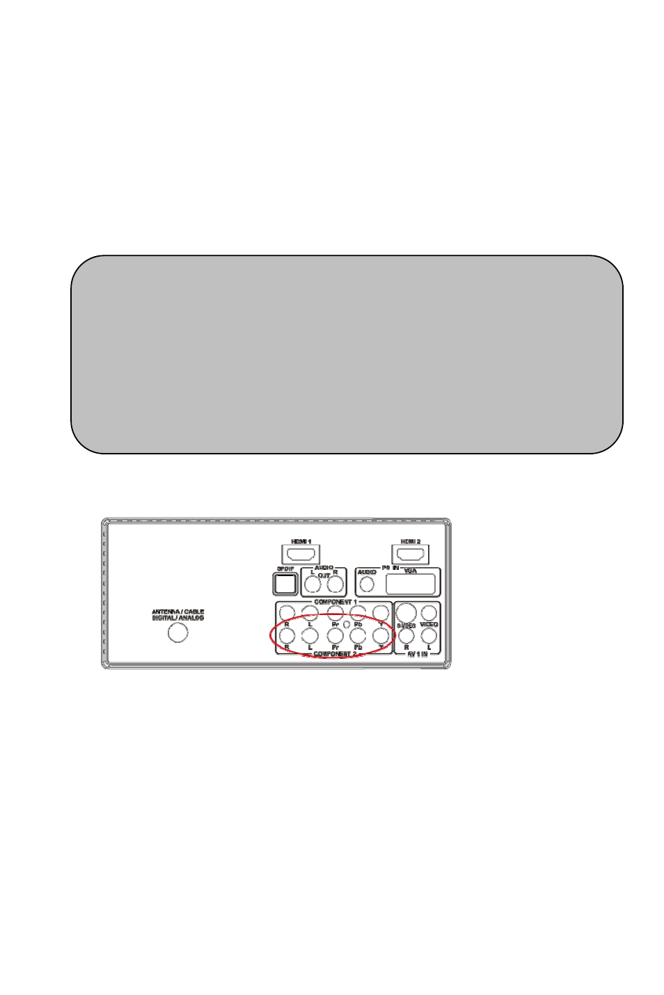 Using component video | AOC L37W861 User Manual | Page 23 / 43