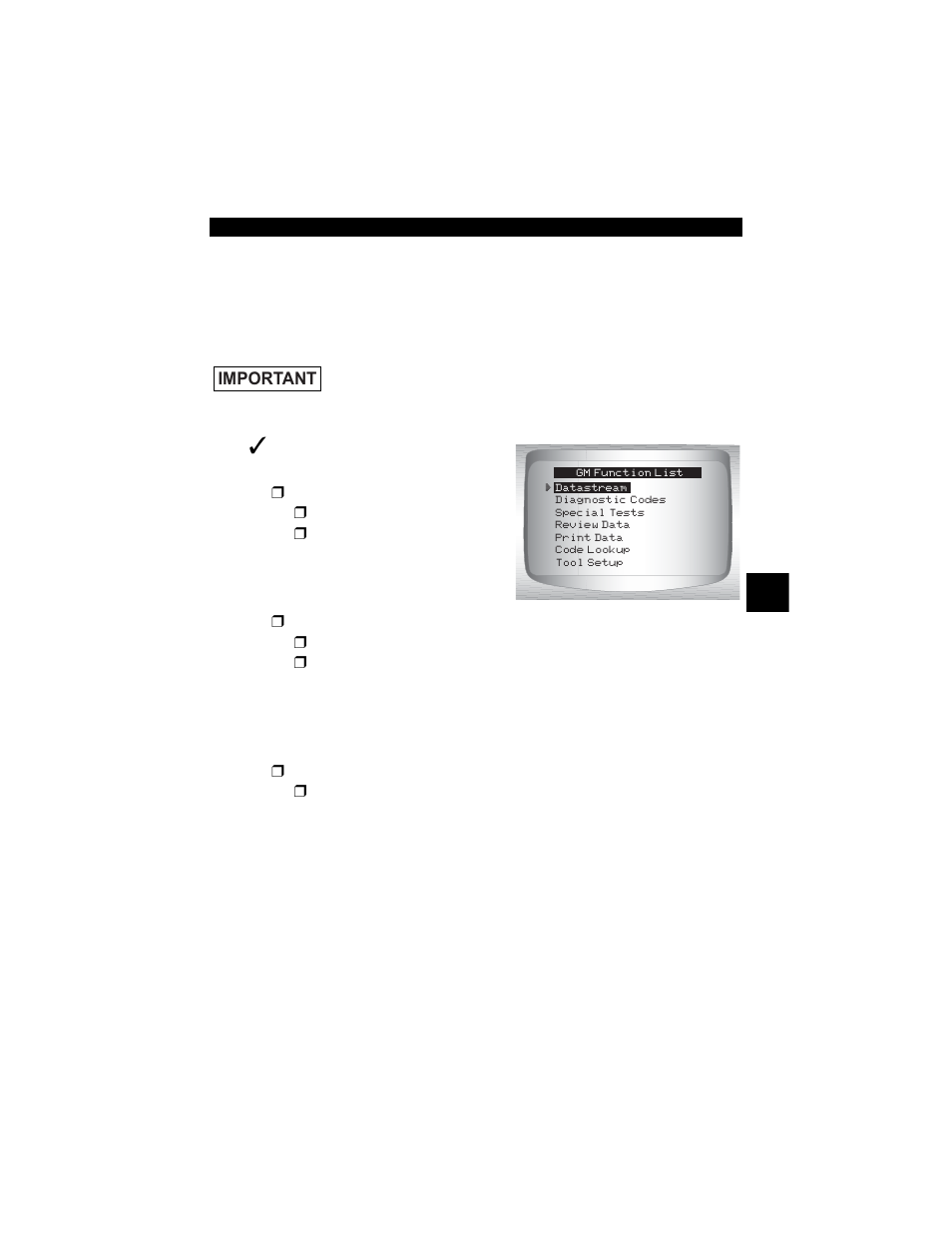 Gm historic (obd i) diagnostics | Actron CP9190 User Manual | Page 105 / 238