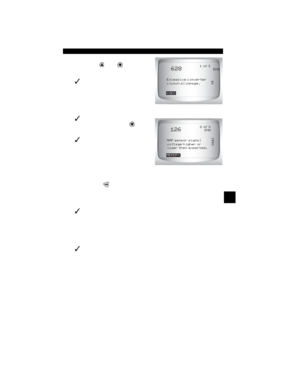 Read koer codes | Actron CP9190 User Manual | Page 131 / 238