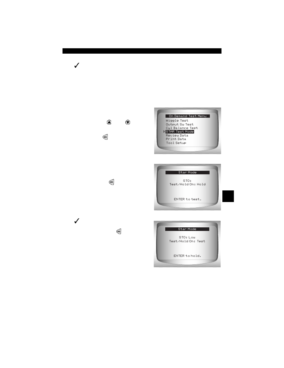 Star test mode (eec-iv, mecs and mcu vehicles) | Actron CP9190 User Manual | Page 149 / 238