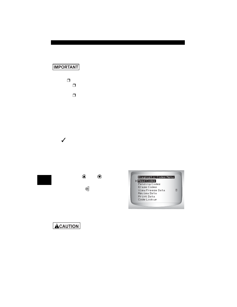 Diagnostic codes menu, Read codes | Actron CP9190 User Manual | Page 164 / 238