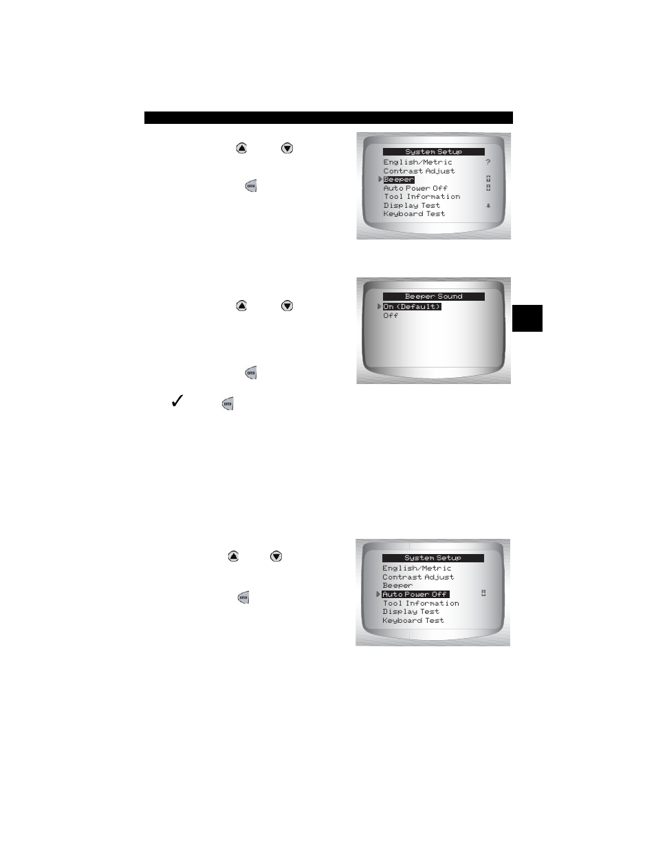 Changing auto-power off | Actron CP9190 User Manual | Page 45 / 238