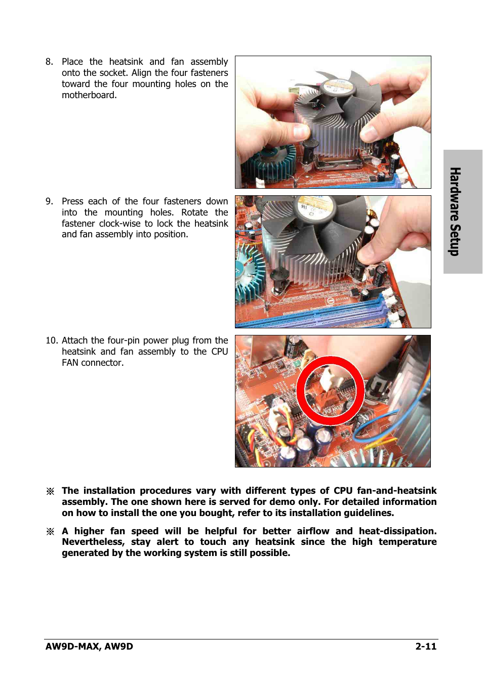 Hardware setup | Abit AW9D-MAX User Manual | Page 19 / 88