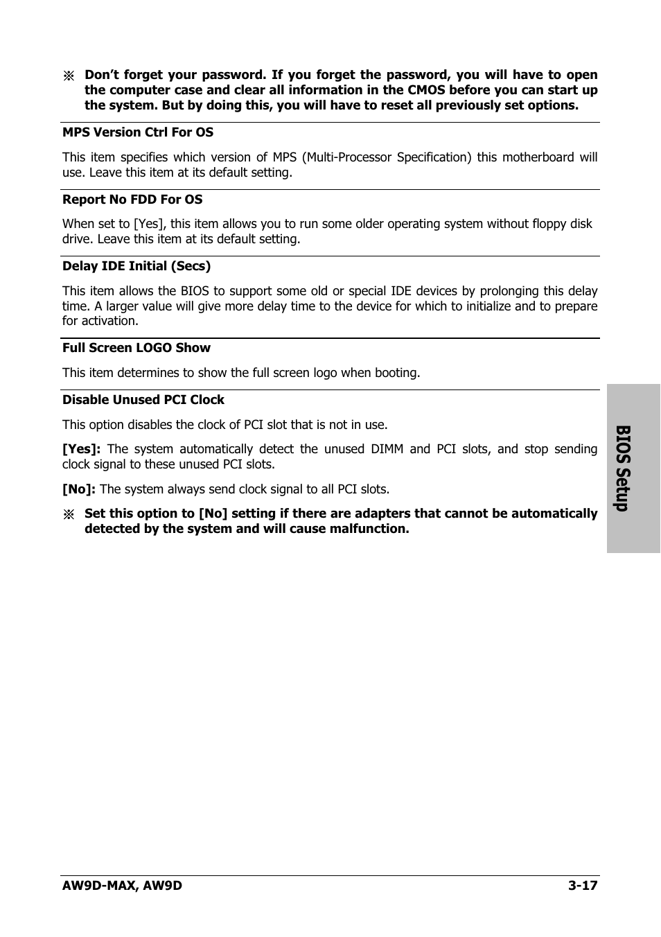 Bios setup | Abit AW9D-MAX User Manual | Page 53 / 88