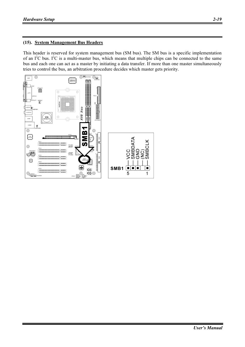 System management bus headers -19 | Abit AMD ATHLON KV8 PRO User Manual | Page 27 / 80
