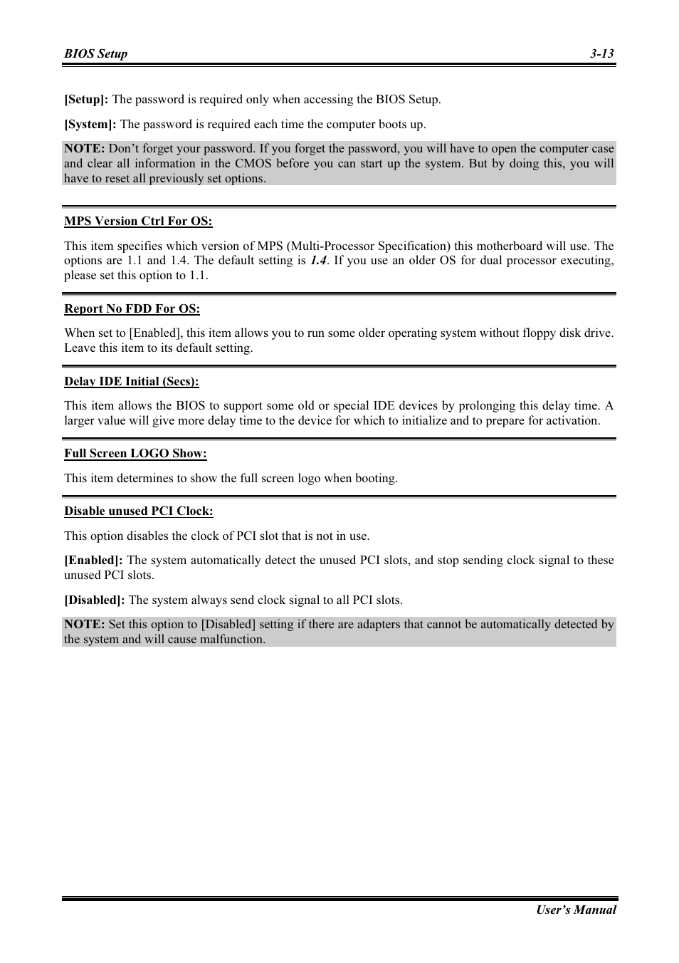 Mps version ctrl for os, Report no fdd for os, Delay ide initial (secs) | Full screen logo show, Disable unused pci clock | Abit AMD ATHLON KV8 PRO User Manual | Page 41 / 80