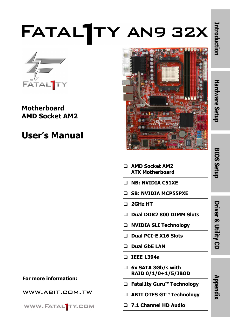 Abit AN9 32X User Manual | 56 pages