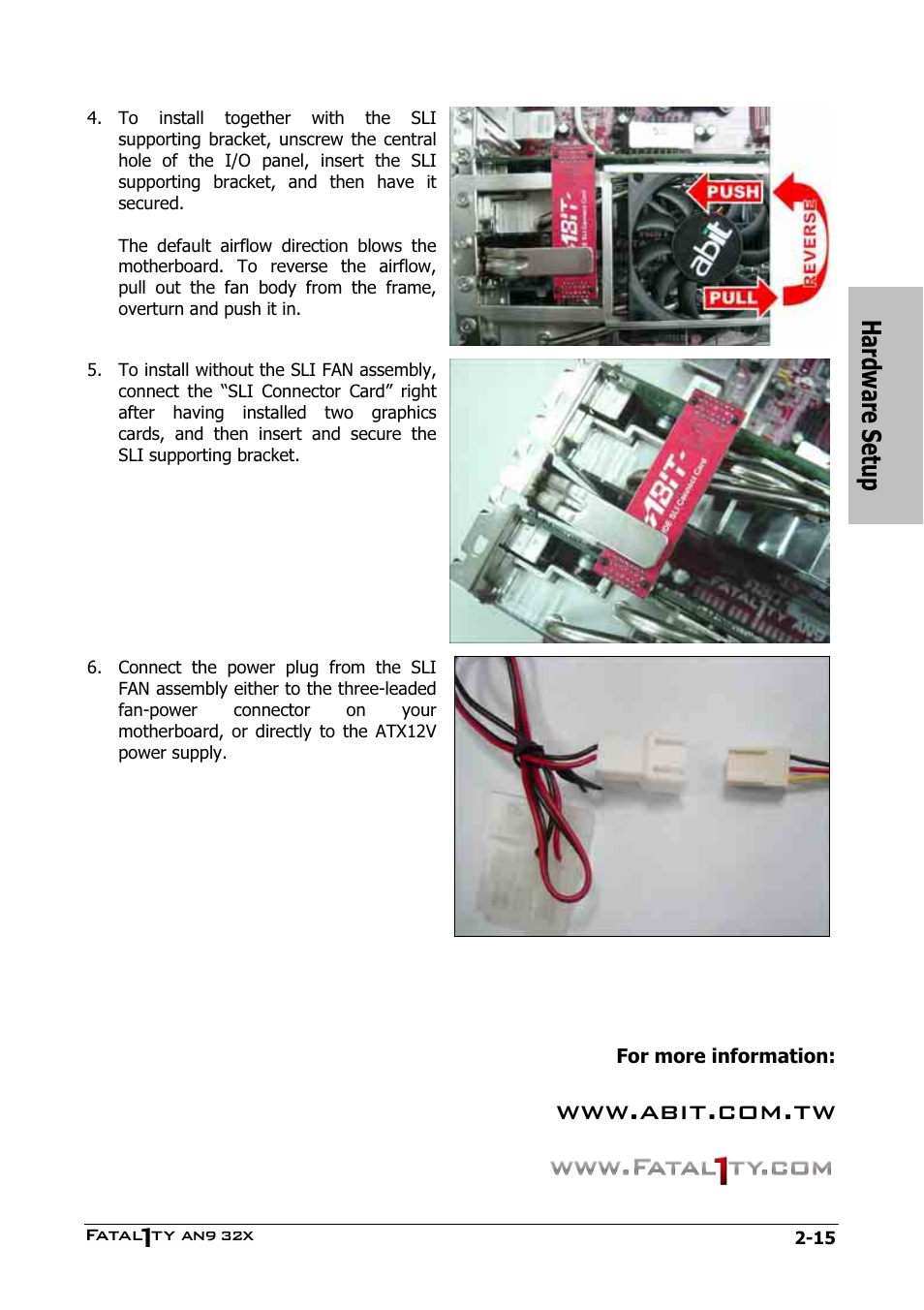 Hardware setup | Abit AN9 32X User Manual | Page 25 / 56