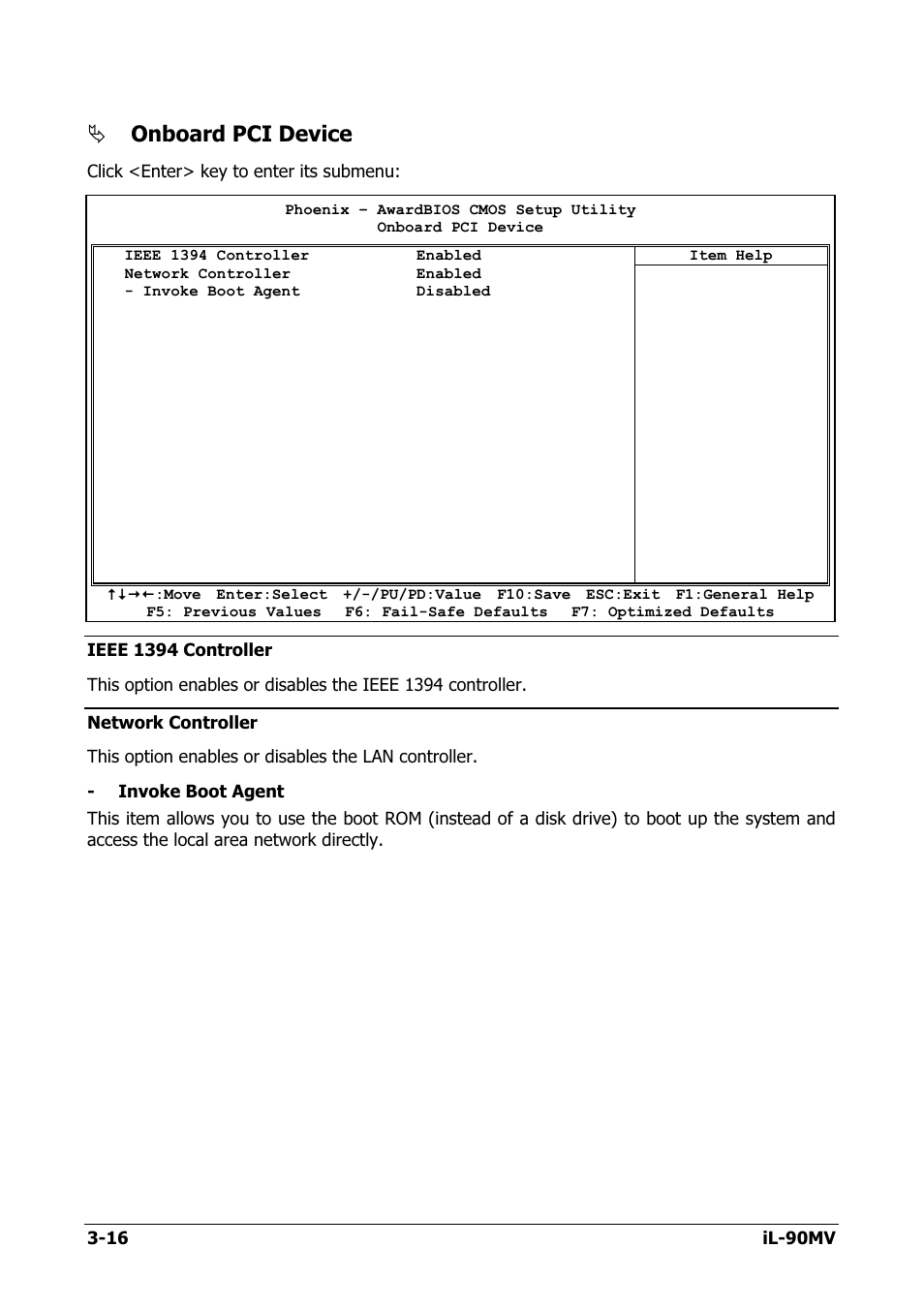 Onboard pci device | Abit IL-90MV User Manual | Page 44 / 72