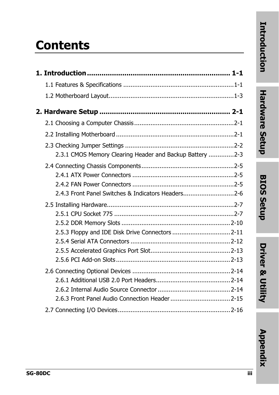 Abit SG-80DC User Manual | Page 3 / 32