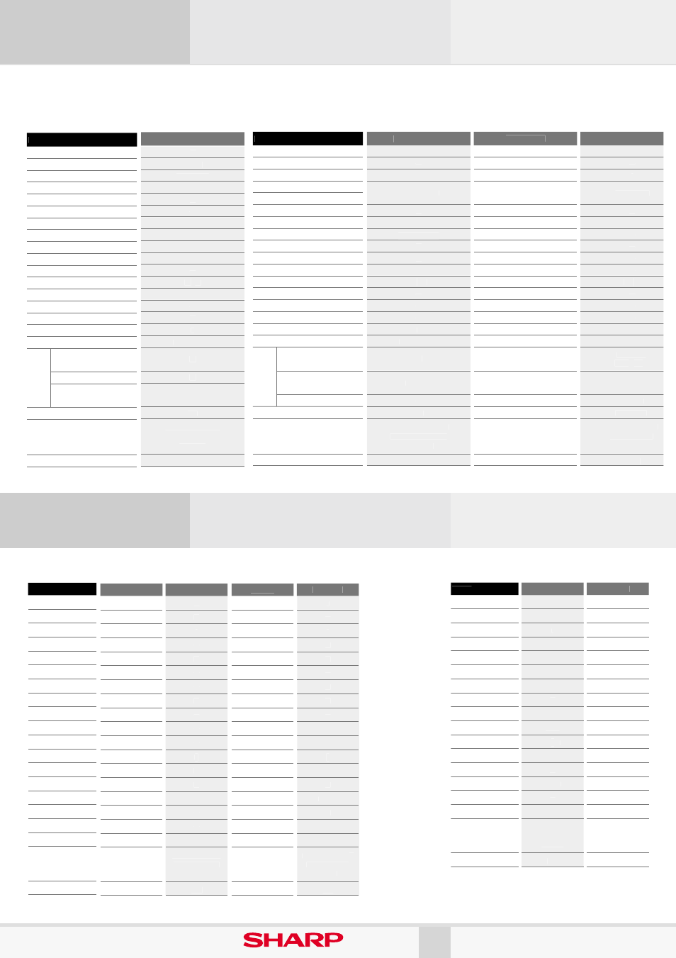 Printing calculators, Personal calculators, Specifications | Specifications 20, O– – o/o o, Oo – – – – o/o, Oo/o, Oo – – – – – – – – o/o o o | Sharp EL-376SB User Manual | Page 20 / 26