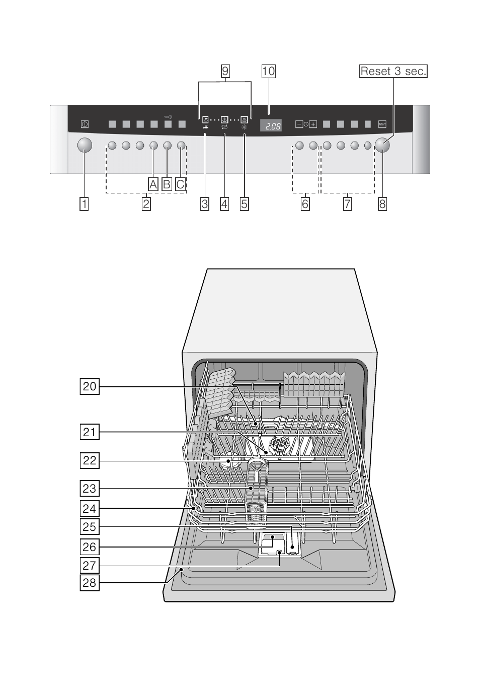 8 intended use, Intended use, Safety instructions | Before you switch on the appliance | Neff S65M63N1GB User Manual | Page 2 / 35