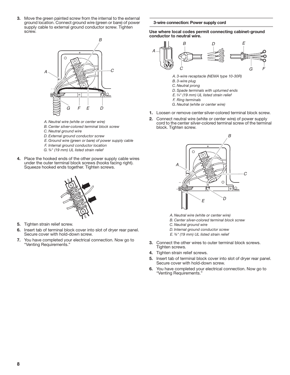 Whirlpool LTE5243DQ User Manual | Page 8 / 16