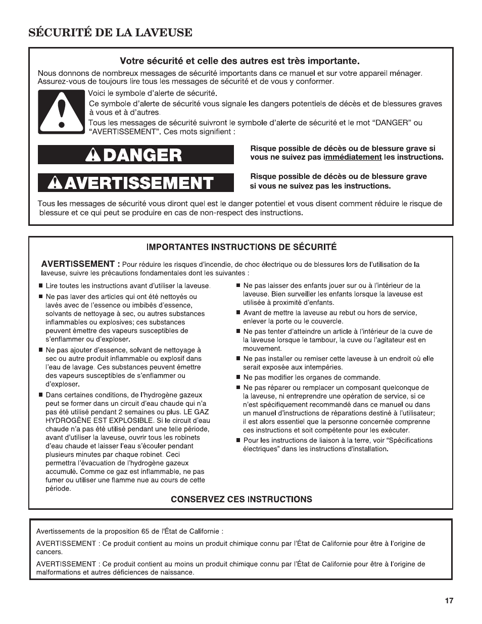 Whirlpool WTW4850BW User Manual | Page 17 / 36