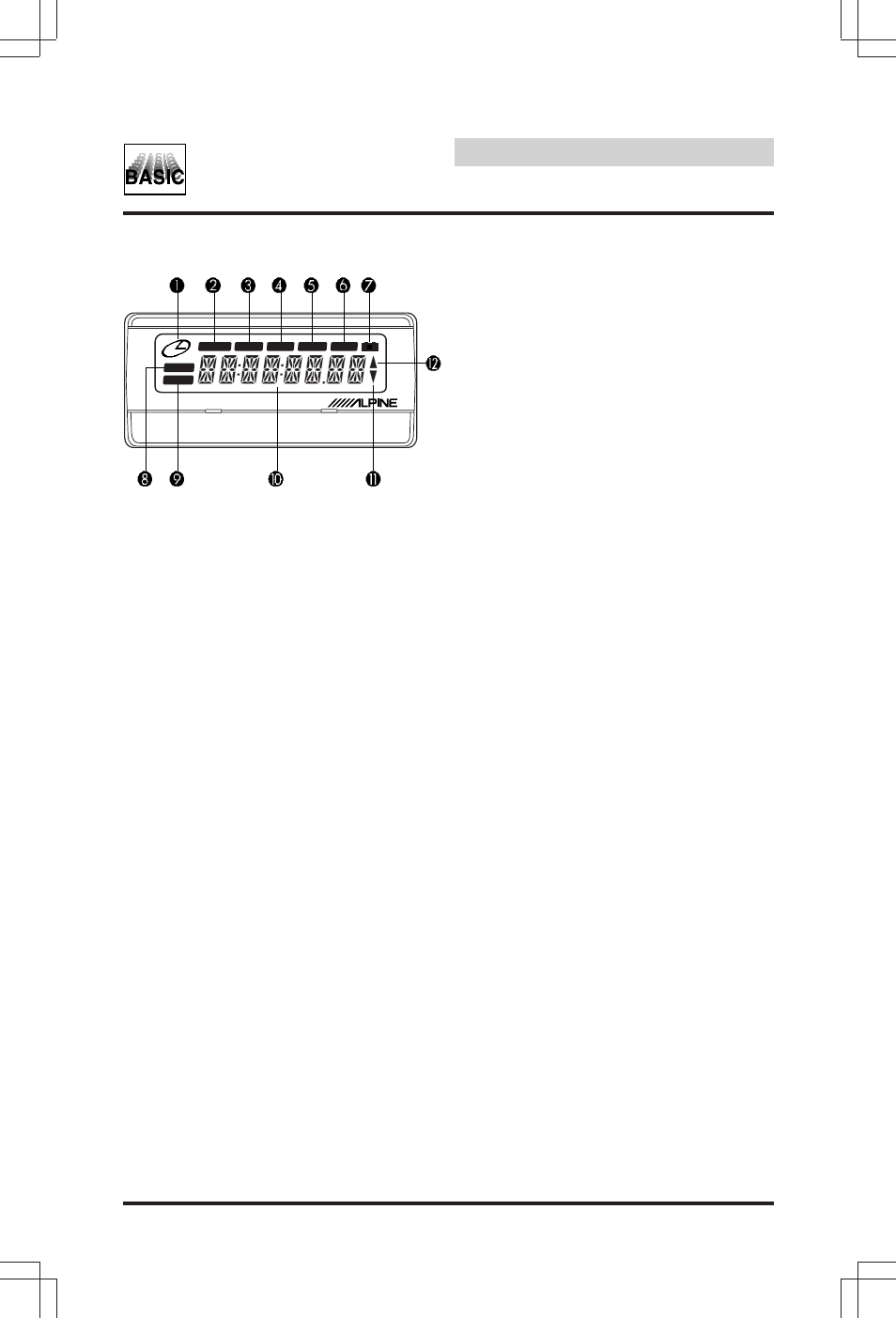 Basic operation, Security display module | Alpine SEA-8081 User Manual | Page 16 / 176
