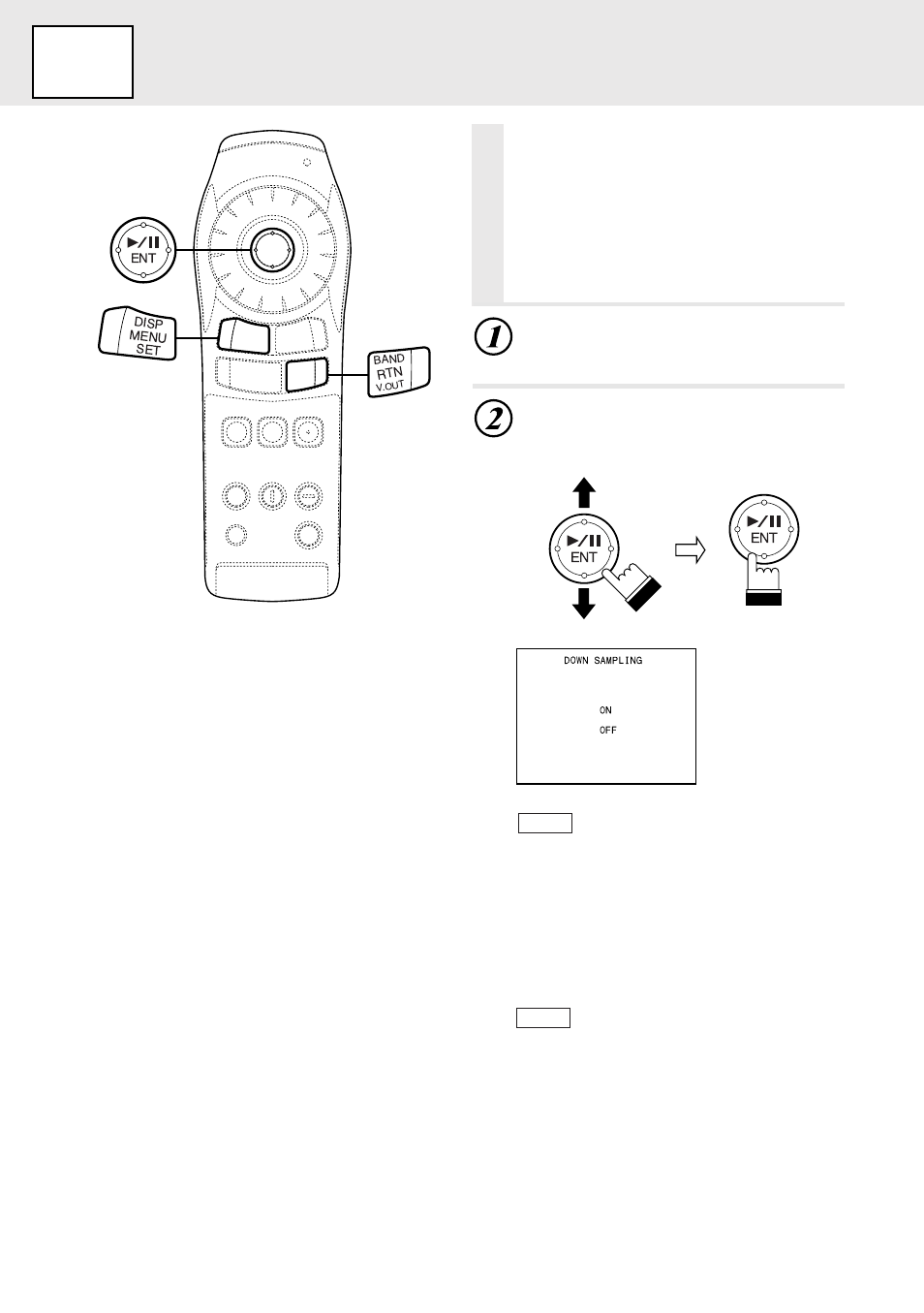 Set up, Changing the down sampling setting | Alpine DVD/VIDEO CD/ DVA-5205E User Manual | Page 30 / 72