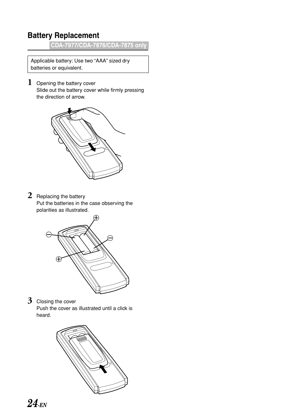 Alpine CDA-7875 User Manual | Page 26 / 36