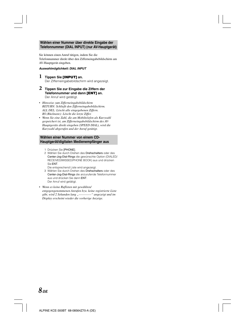 Alpine KCE-300BT User Manual | Page 24 / 100