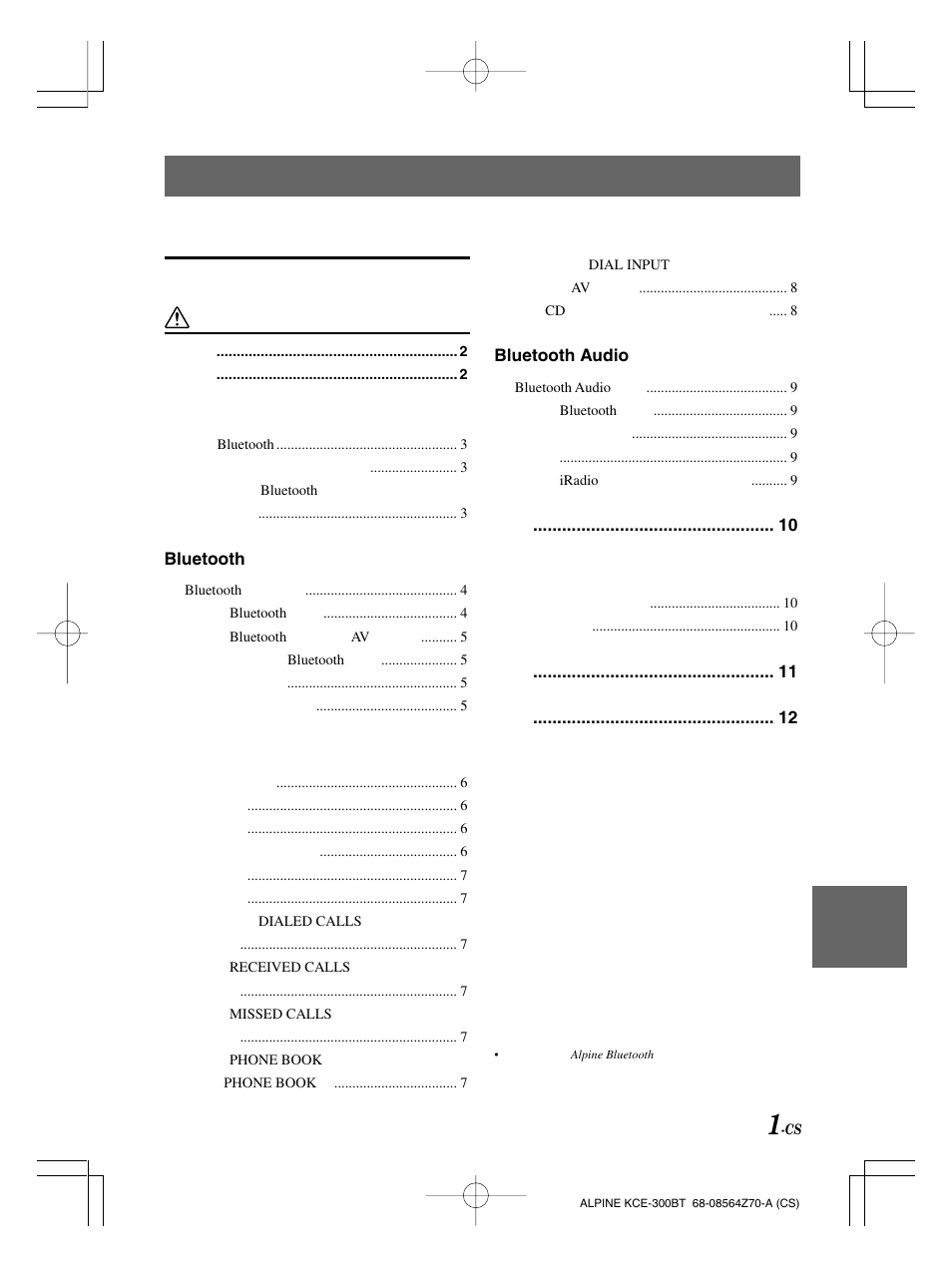 Alpine KCE-300BT User Manual | Page 78 / 100