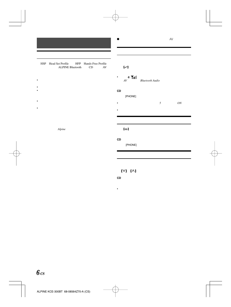 Alpine KCE-300BT User Manual | Page 83 / 100