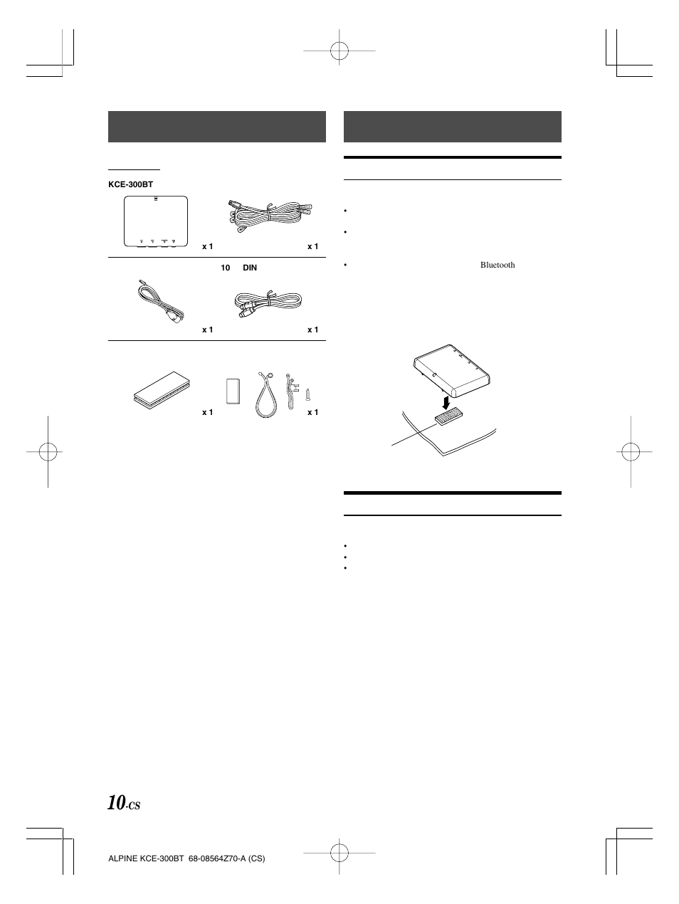 Alpine KCE-300BT User Manual | Page 87 / 100