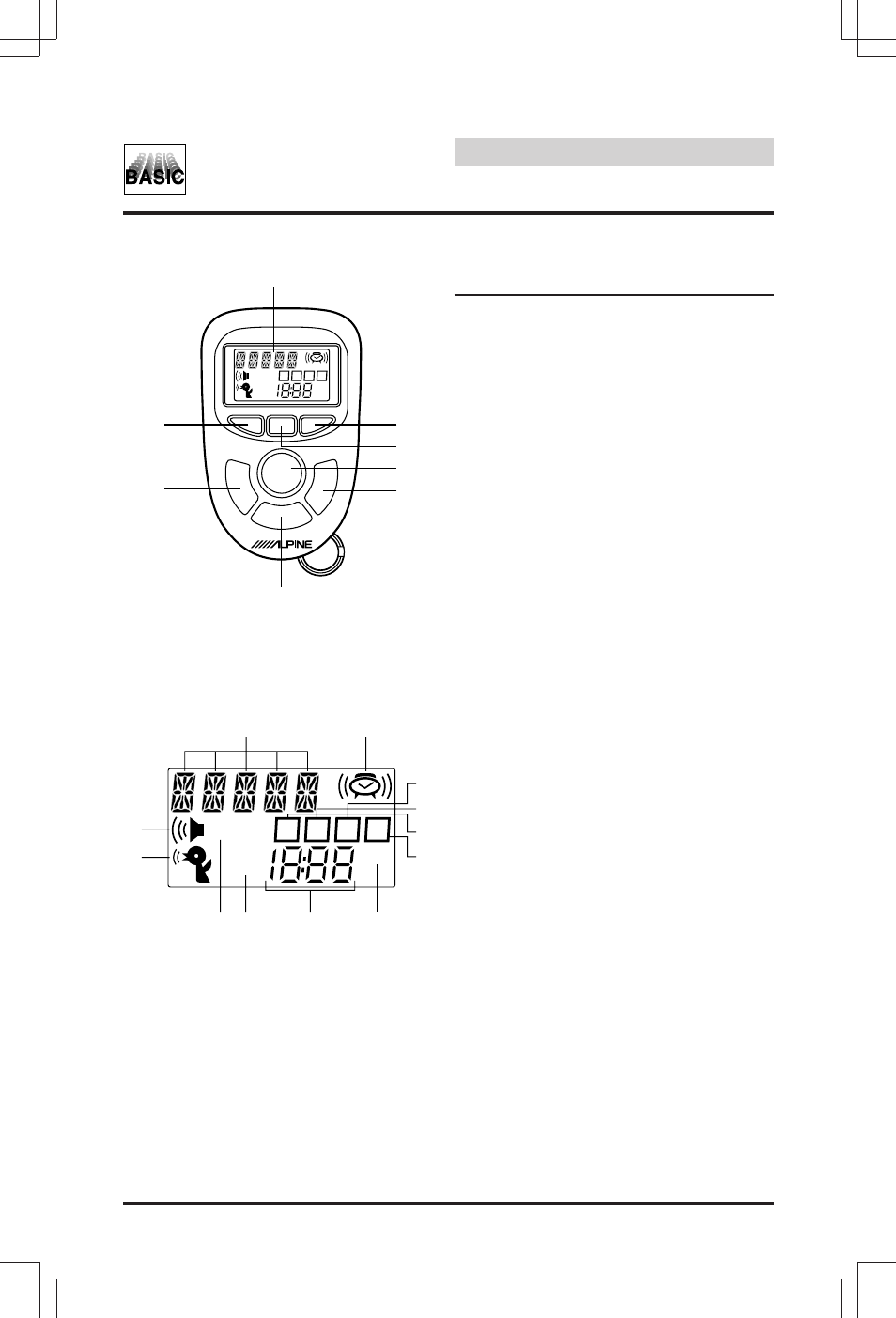 Basic operation, Remote control transmitter, Scan ext pm 1 2 3 4 | Alpine SEC-8058 User Manual | Page 16 / 242