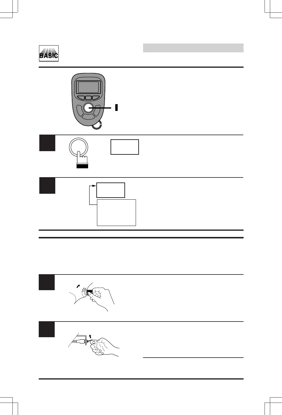 Basic operation, Remote controlled dis- arming, Disarm/valet switch dis- arming | Alpine SEC-8058 User Manual | Page 46 / 242