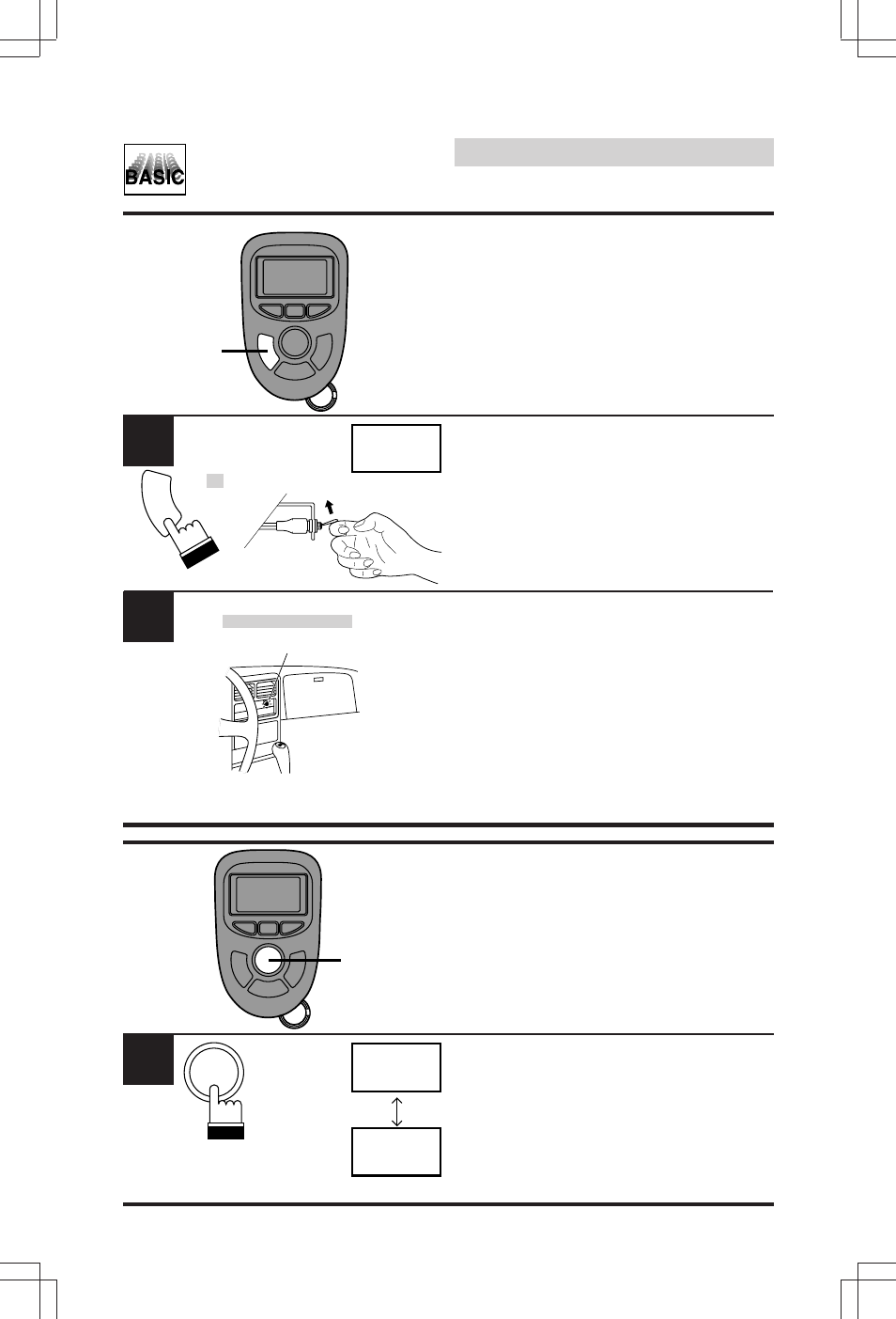 Basic operation, Exiting valet, Door lock/unlock | Alpine SEC-8058 User Manual | Page 66 / 242