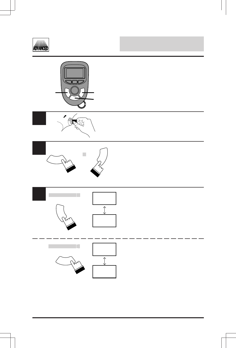Advanced operation, Security set-up (ext-1 – ext-12) | Alpine SEC-8058 User Manual | Page 94 / 242