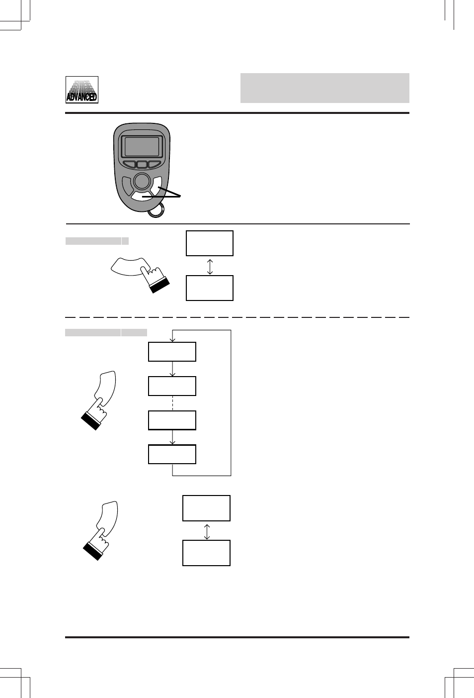 Advanced operation, Security set-up (ext-1 – ext-12) (continued) | Alpine SEC-8058 User Manual | Page 96 / 242
