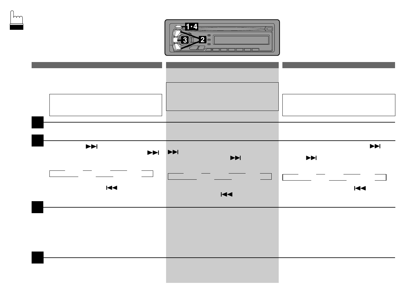 Sound (beep) guide function, Guide sonore (bip), Función de guía acústica (pitido) | Alpine CDA-7940 User Manual | Page 21 / 80