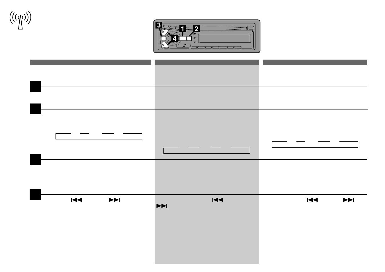 Manual tuning accord manuel sintonía manual | Alpine CDA-7940 User Manual | Page 31 / 80