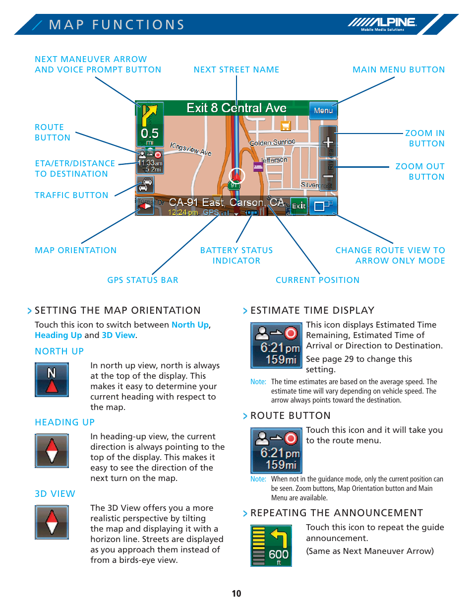 Alpine PND-K3-MSN User Manual | Page 10 / 40