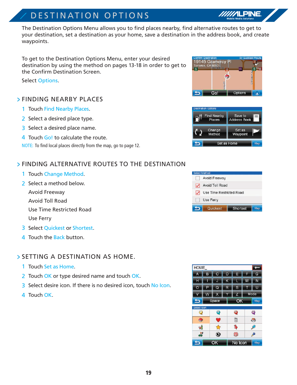 Alpine PND-K3-MSN User Manual | Page 19 / 40