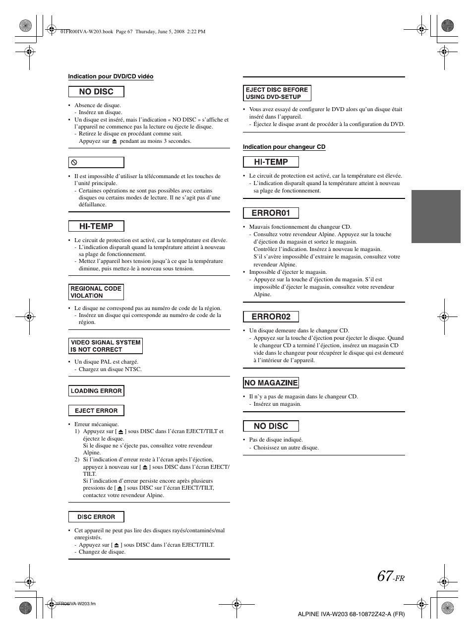 Alpine IVA-W203 User Manual | Page 147 / 240