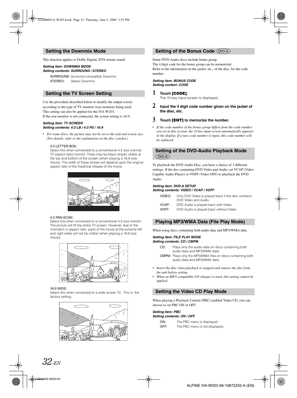 Alpine IVA-W203 User Manual | Page 34 / 240