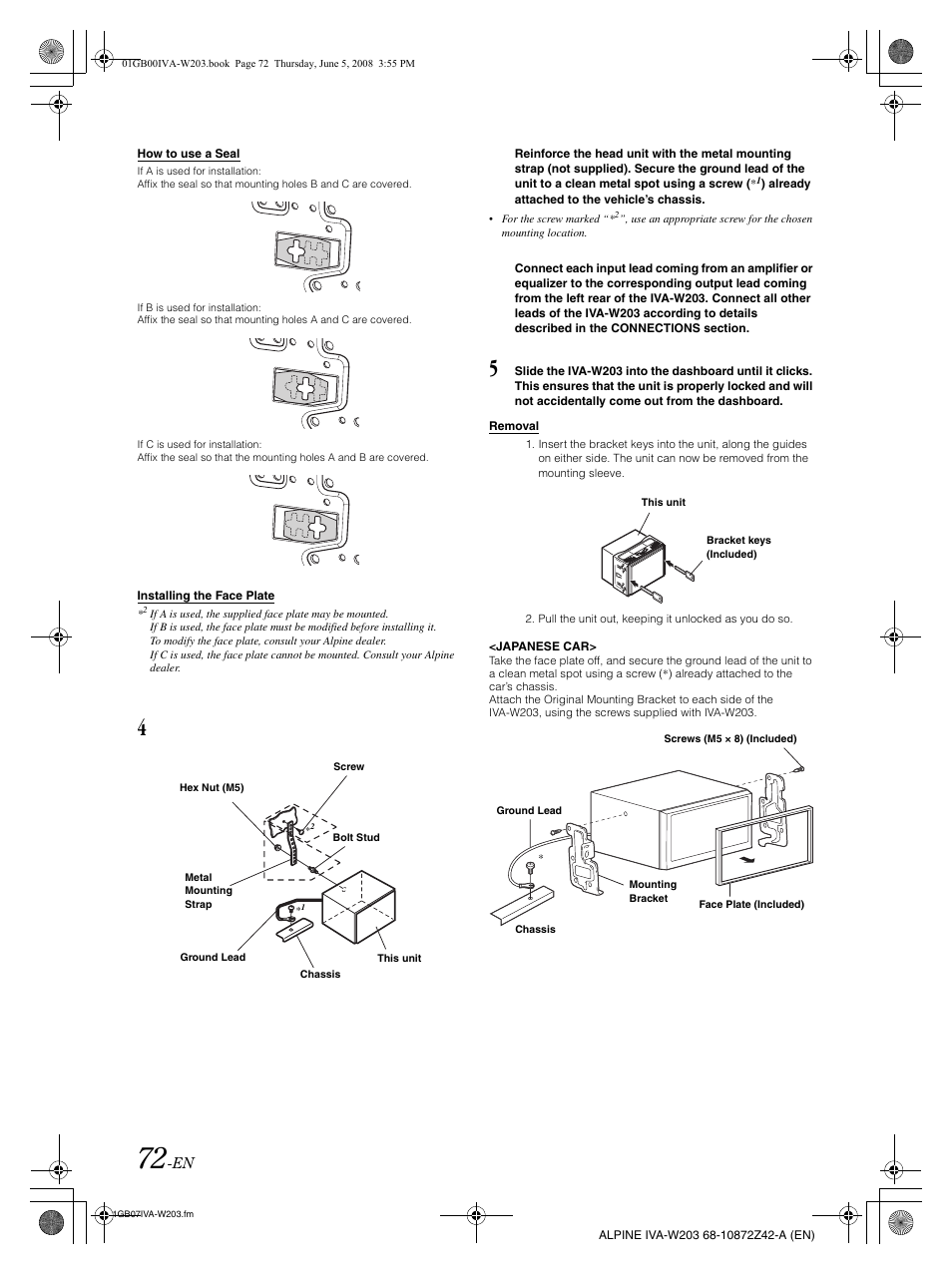 Alpine IVA-W203 User Manual | Page 74 / 240