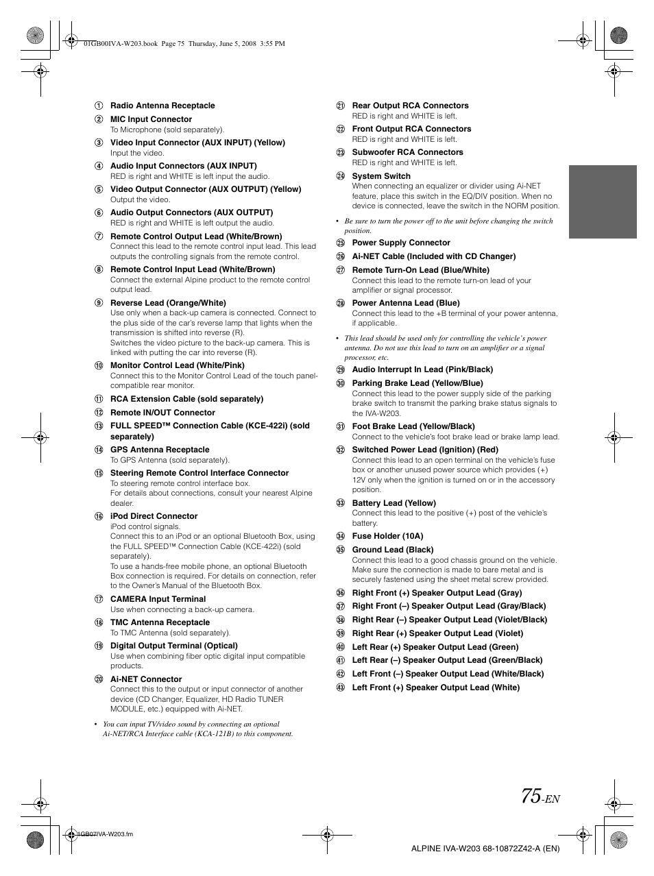 Alpine IVA-W203 User Manual | Page 77 / 240