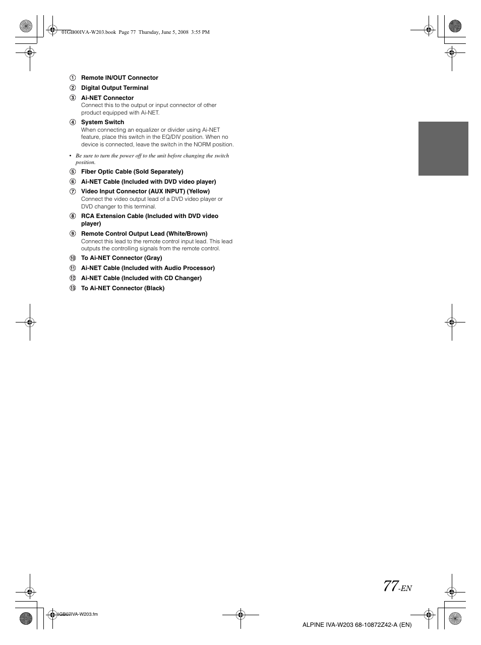 Alpine IVA-W203 User Manual | Page 79 / 240