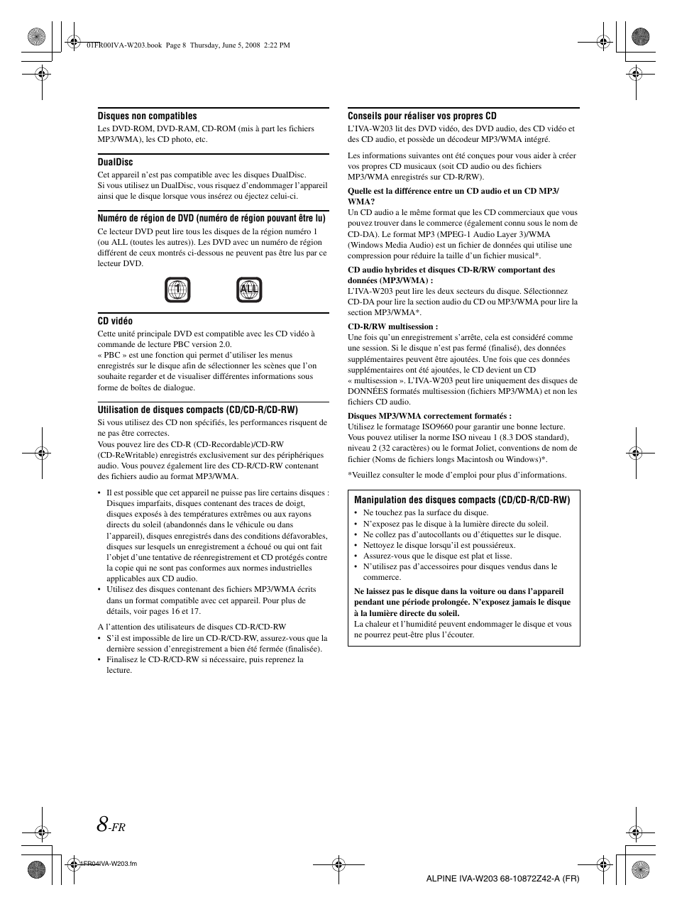 Alpine IVA-W203 User Manual | Page 88 / 240