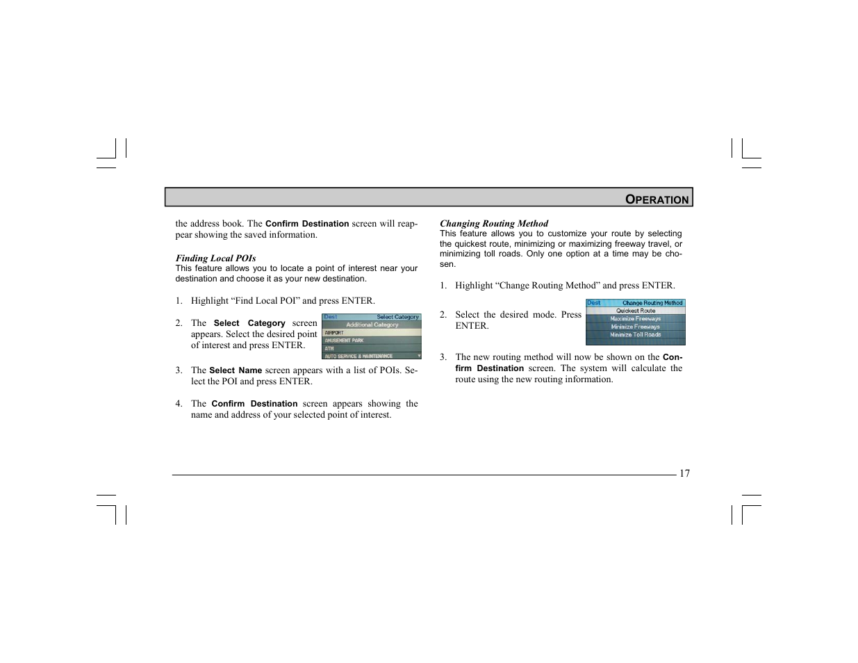 Alpine Navigation Radio User Manual | Page 20 / 61